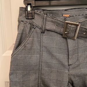 free people plaid dress pants